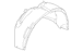 Fender Splash Shield Guard - Left, Front