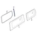 Quarter Panel Reveal Molding Window - Left, Right