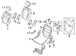 Seat Back Recliner Adjustment Mechanism Cover - Right, Rear