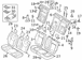 Seat Back Cushion Pad - Left, Front, Rear