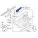 Door Window Switch Bezel Housing - Left, Front