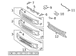 Radiator Grille Bracket - Front (Badlands, Preferred)
