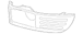 Fog Light Trim Bumper Grille - Left, Front