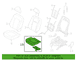 Seat Cushion Pad - Front, Driver