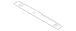 Panel Trim Door Sill Plate - Back