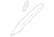 Body A-Pillar Trim Panel Windshield molding - Right