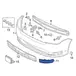 Fog Light Trim Bumper Grille - Left, Front