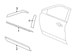 Exterior Door molding - Right, Lower