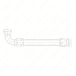 Water Supply Hose for Exhaust Manifold, S60 14L DDEC IV