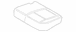 Seat Cover Cushion - Left, Rear
