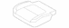 Seat Cover Cushion - Right, Rear (DX)