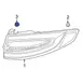 Tail Light Nut Hex Head - M6, Rear