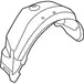 Quarter Panel Splash Shield Wheelhouse - Right, Inner