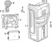 Blind Spot Detection System Warning Sensor Bracket - Right, Rear