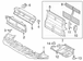 Radiator Support Air Duct Deflector - 1.6L