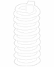 Coil Spring LC3C ALA No Code - Left, Right, Front