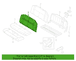 Seat Back Cushion Cover - Rear (XLT Cloth)