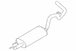 Exhaust Muffler And Pipe - Rear