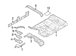 Floor Pan Crossmember - Left, Front