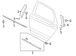 Door Applique Molding Window Frame - Right