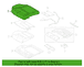Seat Cover Cushion - Left, Front, Driver
