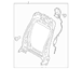 Seat Back Frame - Left, Front (Coupe)