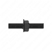 Stud Bolt M8 x 1.25 - 20 x 47.5 mm Phosphate Finish