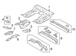 Floor Pan Crossmember Seat - Front, Rear