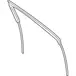 Window Channel Weatherstrip - Left, Front