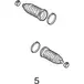 Boot Kit Rack and Pinion Bellows - Left, Right