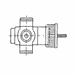 Speedometer/Tachometer Sender, Hall Effect, EFT, 7/8-18 Thread