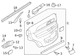 Door Trim Molding Nut Special - 6.3MM, Front, Rear
