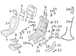 Seat Back Cushion Cover - Right, Rear