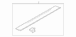 Door Trim Sill Plate Insert Scuff (Convertible, Coupe)