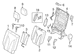 Seat Headrest Cover - Right, Rear