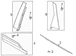 Exterior Door molding <br>Door Applique Body side strip Cladding Corner Insert MOULDING Outside