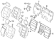 Seat Back Cushion Pad - Rear