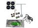 Transit 2015-2024 Stainless Steel Dual Rear Wheel Covers w/ Air Max Kit