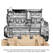 Remanufactured Long Block MBE906 EPA98 No EGR with 2-Flywheel Housing