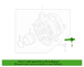 Alternator Bracket Bolt Stud - M8 X 50 20
