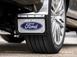 Gatorback Rear Pair Chrome Plate Splash Guards with Blue Ford Oval