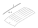 Roof Rack Support Luggage Carrier Side Rail - Right