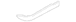 Instrument Panel Molding Bolster - Left (Base)
