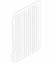 Interior Quarter Panel Trim Insert Jack Cover - Left