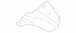 Package Tray Reinforcement Quarter Panel Wheelhouse Support - Left, Rear (Convertible)
