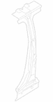 Body B-Pillar Reinforcement B Pillar Panel - Right, Inner