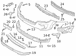 Bumper Trim Molding - Front