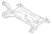Engine Cradle Cross Member - Front (LWB Van)