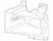 Fog Light Lamp - Left, Front
