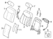 Seat Cushion Pad Back - Right, Front